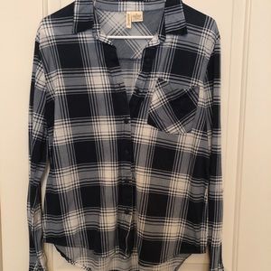 Plaid button up shirt